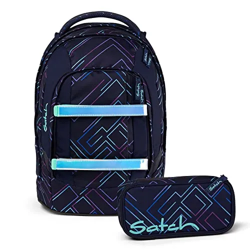Satch Schulrucksack Set Pack (2tlg., inkl. Schlamperbox) von satch