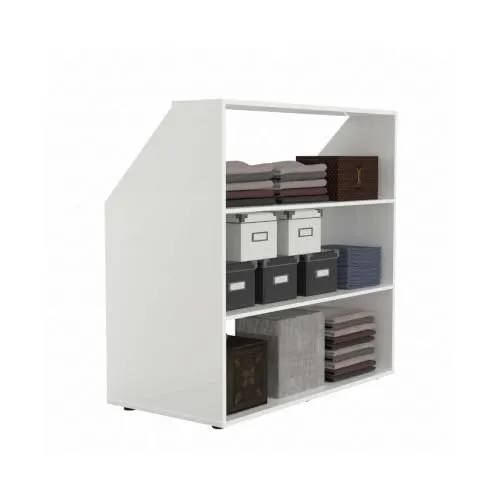 VDD – Schräger Wandschrank – Schräger Wandschrank weiß – Kleiderschrank – Kleiderschrank weiß