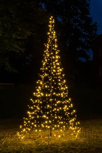 LED Weihnachtsbaum Galaxy 3m mit 480 warmweißen LEDs - Künstliche Weihnachtsbäume: Hochwertiger 3m Weihnachtsbaum mit 480 warmweißen LEDs, ideal für Ihren Garten. Der robuste Baum sorgt für festliche Stimmung und ist einfach zu montieren.