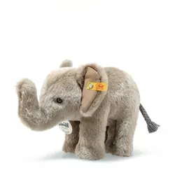 Steiff Kuscheltier Trampili Elefant 18 cm - Stofftier & Teddybär, weicher Plüschelefant mit Kunststoffaugen – der perfekte treue Begleiter für Kinder jeden Alters, bei 30 °C waschbar und ideal für unterwegs.
