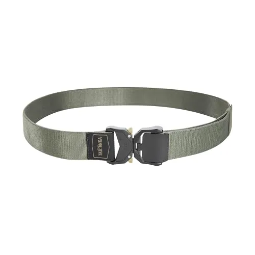Tatonka Stretchbelt 38 BC stone grey olive - Modischer Gürtel, elastisch und verstellbar für optimalen Komfort. Die patentierte Quick-Release-Schließe sorgt für schnellen Zugriff, ideal für Alltag und Freizeit. Umweltfreundlich, PFC/PFAS-frei.
