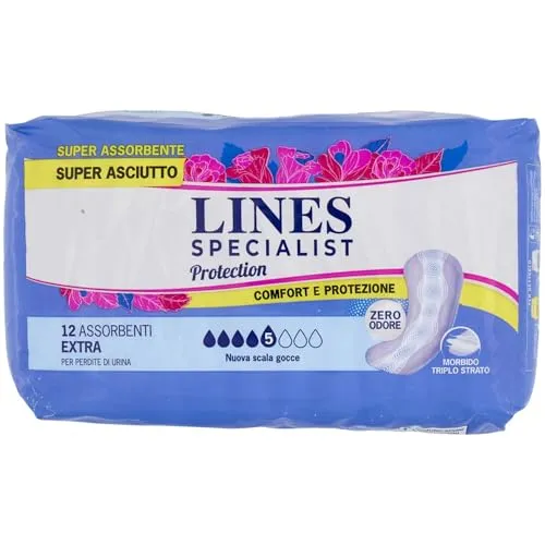 Lines Specialist Extra saugfähige Inkontinza-Einlagen 1er Pack (12 x 270 g)