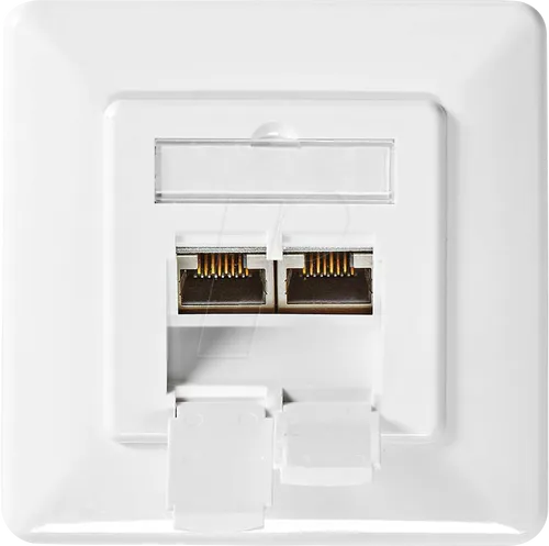 N CCGB89260IV - Unterputz, RJ45-Dose, 2-fach