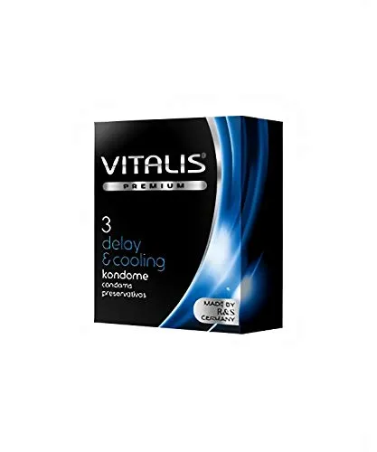 Vitalis delay & cooling, 3er Pack Kondome, 3 Stück