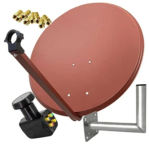 PremiumX Satelliten-Komplettanlage 80cm