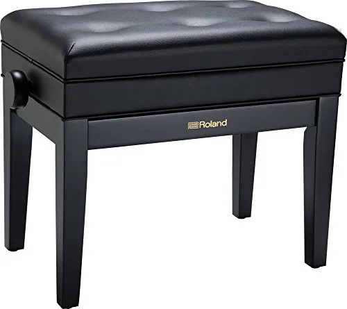 Roland RPB-400BK Klavierbank - Höhenverstellbare Klavierbank für optimalen Sitzkomfort und Unterstützung beim Spielen, ideal für Tasteninstrumente.
