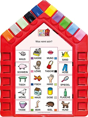Logo Lernhaus: Set 3 Schulstart 5-6-jährige Kinder (Logo Lernhaus: Mein Lernsteckspiel: Spielen