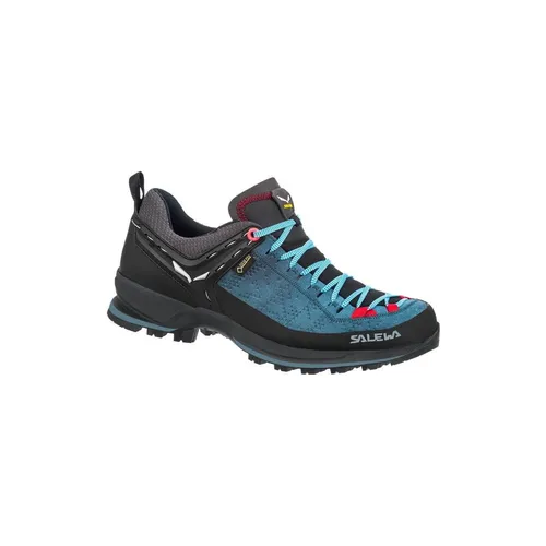 Salewa Mountain Trainer 2 Gore-tex Damenschuhe - Perfekt für Trekking und Klettersteige - Wanderschuhe mit wasserdichter GORE-TEX Membran, optimaler Passform für Damen und hervorragender Griffigkeit dank Vibram-Außensohle – ideal für alpine Abenteuer.