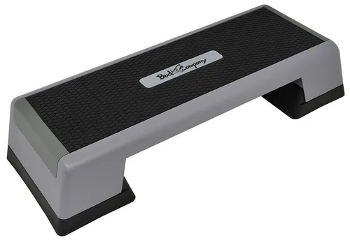Bad Company Balanceboard - Vielseitiger Aerobic Stepper - Balance Boards für effektives Training zu Hause oder im Fitnessstudio. Mit 3 höhenverstellbaren Stufen (15,5-25 cm) für individuelles Training und rutschfester Trittfläche für sicheren Halt.