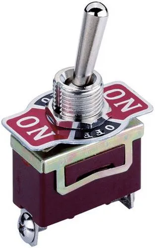 TRU Components 701211 KN3 Kippschalter 250 V/AC 10A 2 x Ein/Aus/Ein rastend/0/rastend 1St.