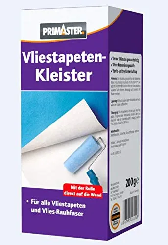 Primaster Vliestapetenkleister Tapetenkleister 200g Kleister für Vliestapeten