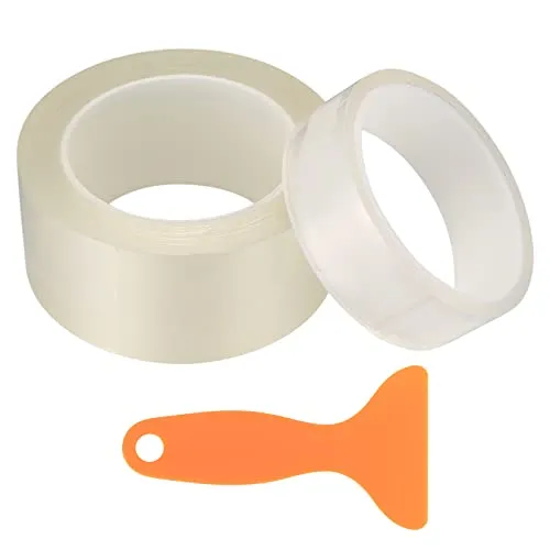 Auto Lackschutzfolie, 2 Größen Auto Kantenschutz Folie, Transparente Autotür Kantenschutz Schtzfolie Selbstklebend für Auto, Fahrrad, Motorrad - 5cm*10m; 3cm*3m