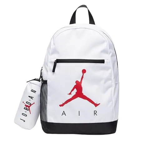 Jordan Rucksack 9B0503 mit Etui in weiß von Nike