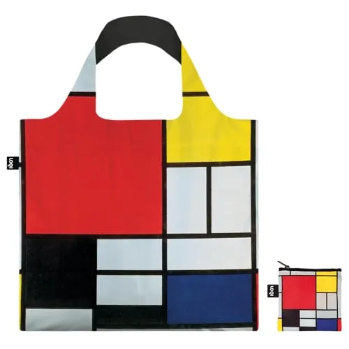 LOQI PIET MONDRIAN Composition with Red, Yellow, Blue and Black Recycled
