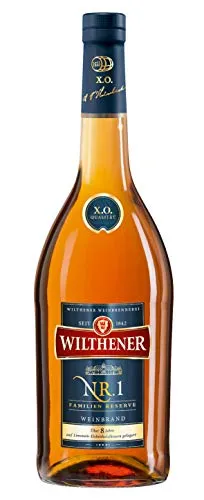 WILTHENER Nr. 1 I Weinbrand in X.O.-Qualität I 8 Jahre auf Limousin-Eichenholzfässern gelagert I 38% vol. I 0,7 l