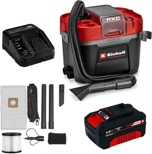 Einhell Nass-Trockensauger TE-VC 18/10 Li Akku 4.0 Ah