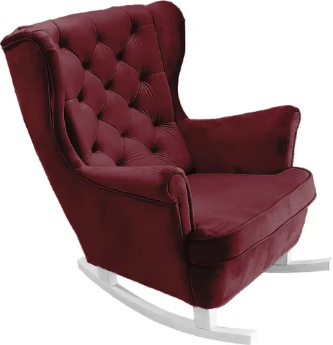 DomoHome Relaxsessel Armlehnensessel Armlehnen Fernsehsessel Loungesessel Polstersessel Couchsessel Armsessel Chair Wohnzimmersessel Ohrensessel | 102x81x95cm | Burgundy_29835