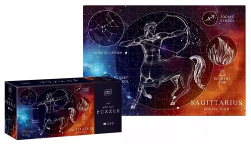 Puzzle 250 elementów. Zodiac Signs 9. Strzelec Interdruk Puzzle 5902277341952