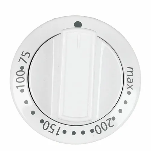 Drehknopf für Backofentemperatur kompatibel mit Beko 250315428 an Herd