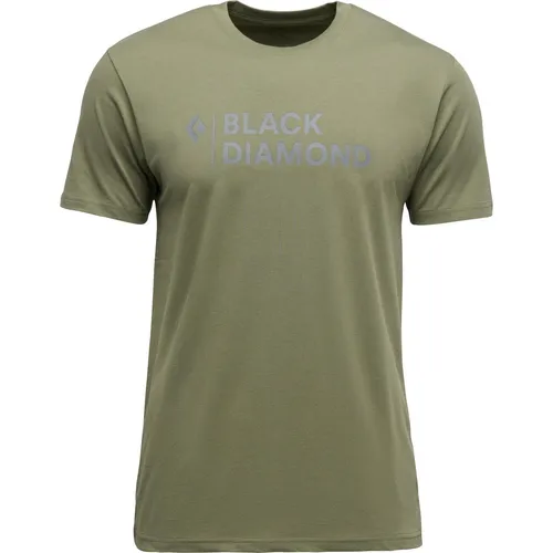 Black Diamond M Mini Stacked SS Tee tundra (3010) MED von Black Diamond