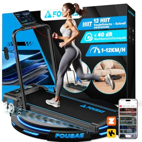 FOUSAE 5-in-1 Laufband für Zuhause mit Steigung