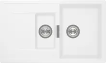 Schock Mono D-150-A Granitspüle mit Ablauffernbedienung - Granitspüle der Christadur Green Line, reversibel und über 99% aus nachhaltigen Rohstoffen, ideal für umweltbewusste Küchen.