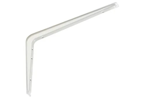 SO-TECH® Wandregalhalter Regalkonsole RK15 Regalwinkel Regalträger Wandkonsole, Regalhalterung weiß 322 x 222 mm, 1 Stück