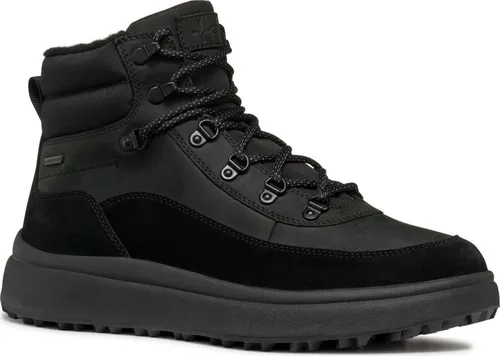 Geox Herren U GRANITO + Grip B A Ankle Boot - Schwarz, 42 EU - Wanderschuhe mit maximaler Wasserundurchlässigkeit und Atmungsaktivität, ideal für Regenwetter. Genießen Sie optimalen Kälteschutz und ein warmes Innenfutter.