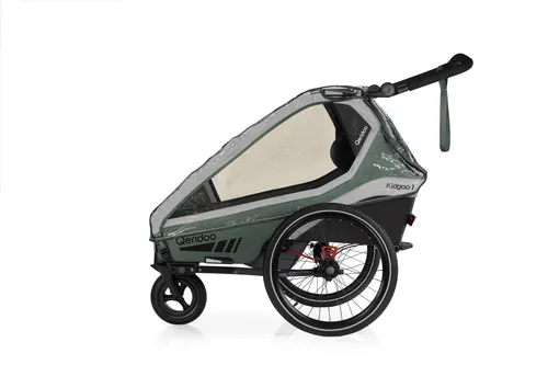 Qeridoo Fahrradanhänger Regenschutz Kidgoo 1 / Kidgoo 1 Sport - Fahrradanhänger mit wasserdichtem Regenschutz, ideal für Nässe und Schmutz, sorgt für optimalen Komfort und Sicherheit für Deine Kinder beim Fahren.