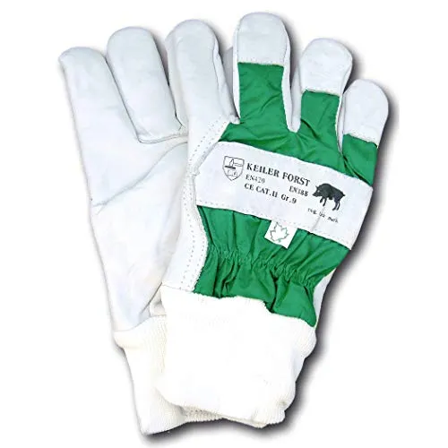 KEILER Forsthandschuh 16060 aus Rindnarbenleder – Wasserdicht & verstärkt