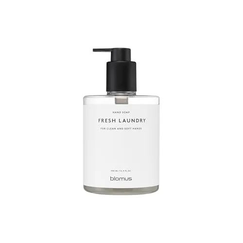 blomus Handseife SATOMI 500 ml - Frischer Duft Fresh Laundry - Frischer Duft Fresh Laundry für ein angenehmes Handgefühl. Mit 25 % Bio Aloe Vera zur Unterstützung der Hautfeuchtigkeit. Ideal für Bad, Küche und Gäste-WC, 500 ml in zeitlosem Design.