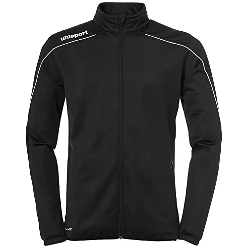 uhlsport Kinder Jacke Stream 22 Classic Jacke, Schwarz/Weiß, 116, 100519301