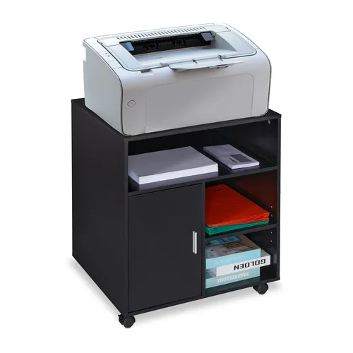 Rollcontainer Büroschrank - Mobil mit 5 Fächern - Rollcontainer & -wagen, ideal für flexibles Arbeiten, mit 5 Fächern für optimale Stauraumnutzung und einfache Mobilität.