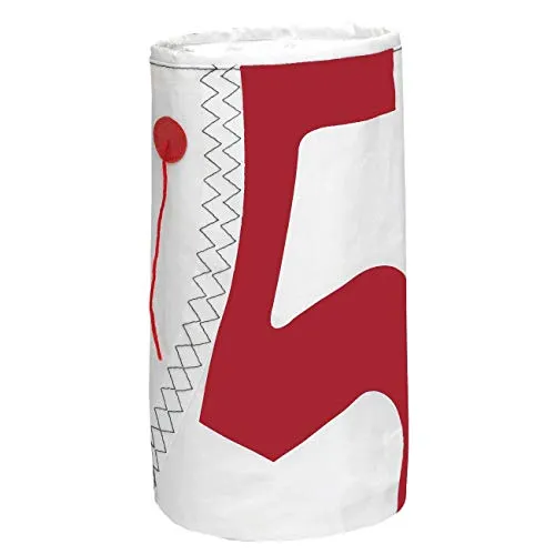 Weinkühler Wine Cooler maritim, Weiß/Rot, Boot, Yacht, Segel von Trend Marine mit schwimmfähigem Schlüsselanhänger