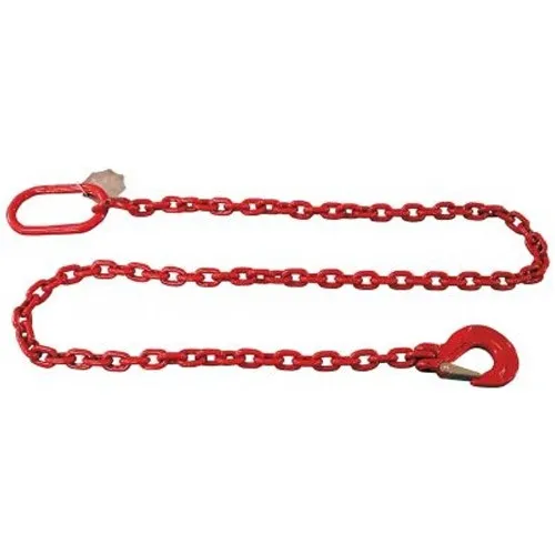 Dema Rundstahl Forstkette 2 m – Rückekette, Schleifkette, Anschlagkette, Chokerkette, 8 mm – robust, langlebig, tragfähig – für Forst, Holz, Traktor, Rückearbeiten, Landwirtschaft, Holztransport 52451