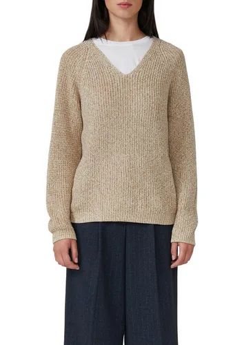 S.OLIVER Strickpullover Damen, Gr. 42, light beige - Hüftbedeckender Damen-Strickpullover von s.Oliver in atmungsaktiver, melierter Qualität. Ideal für den Alltag und äußerst bequem.