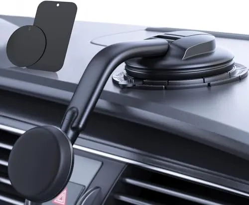 DOLYOFG Handyhalterung Auto Magnet [Starker Handy Halterung] 360° Magnetische Saugnapf Universal Kfz Handyhalter für iPhone Android Smartphone