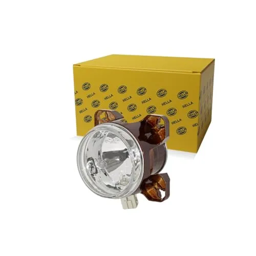 HELLA 1K0 008 191-001 Fernscheinwerfereinsatz für VW - Frontscheinwerfer mit glasklarer Streuscheibe und 2 Leuchtefunktionen, ideal für optimale Sicht und Sicherheit bei Nachtfahrten.