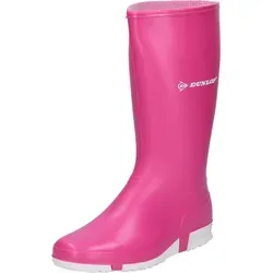 Dunlop Stiefel Sport pink Gr. 33 - Gummistiefel für Damen und Kinder, 100% wasserdicht und chemikalienbeständig, ideal für nasses Wetter und Outdoor-Aktivitäten.