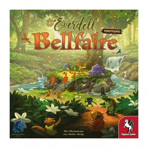 Pegasus Spiele Everdell: Bellfaire - Strategisches Brettspiel für 1-6 Spieler, ideal für begeisterte Kennerspieler