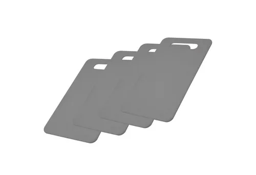 Thiru Schneidebrett 4er Set je 25 x 15 cm, aus BPA-freiem & hygienischem Kunststoff, (4-St)