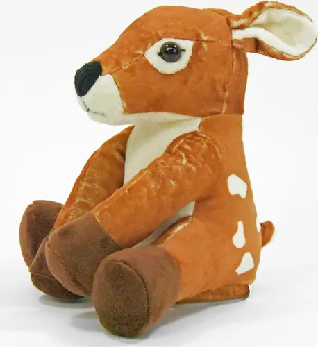 Kögler 75994 - Labertier Rehkitz Flöckchen - Interaktives Plüschtier, das bis zu 6 Sekunden aufnimmt und witzig nachplappert. Ideal als Geschenk für Kinder, sorgt für hohen Spaßfaktor!