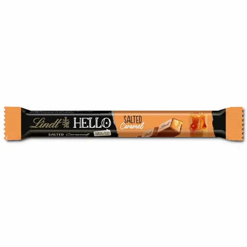 Lindt Hello Salted Caramel Stick, Schokolade, 39g Riegel 42,31€/1kg