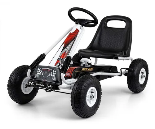 Milly Mally Pedal-Gokart Thor White für Kinder von Milly Mally