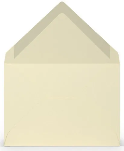 Rössler Briefumschlag Briefumschläge Coloretti VE=5 Stück C7 creme