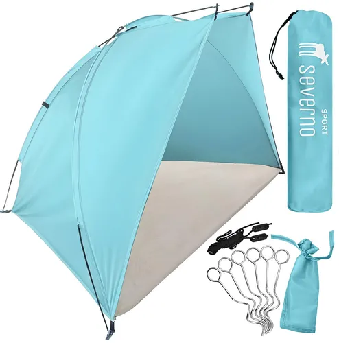 Großes Strandzelt Halbzelt 220x120x120cm + Abdeckung