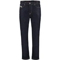 Diesel D-Fining Tapered Jeans aus dunkelblauem Denim