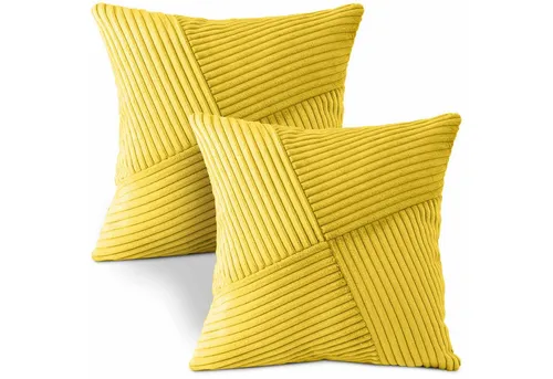 Amilian Kissenbezüge - 2er Set Kissenhüllen - Kissenbezug - Zierkissenbezüge, (2 Stück), 40x40 cm, Kissenhülle für Sofakissen, Dekokissen, Zierkissen, Kissen