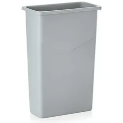 WAS Germany Abfallbehälter 75 ltr. - Grau, 51 x 27 x 75 cm - Haushaltszubehör: Robuster 75 ltr. Abfallbehälter aus Polypropylen, ideal für den Einsatz im Innen- und Außenbereich.