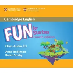 Fun for Starters (Fourth Edition) - Audio-CD - Musik-CDs mit begleitendem Hörverständnismaterial für das Student's Book und Answer Booklet, ideal zur Unterstützung beim Englischlernen.